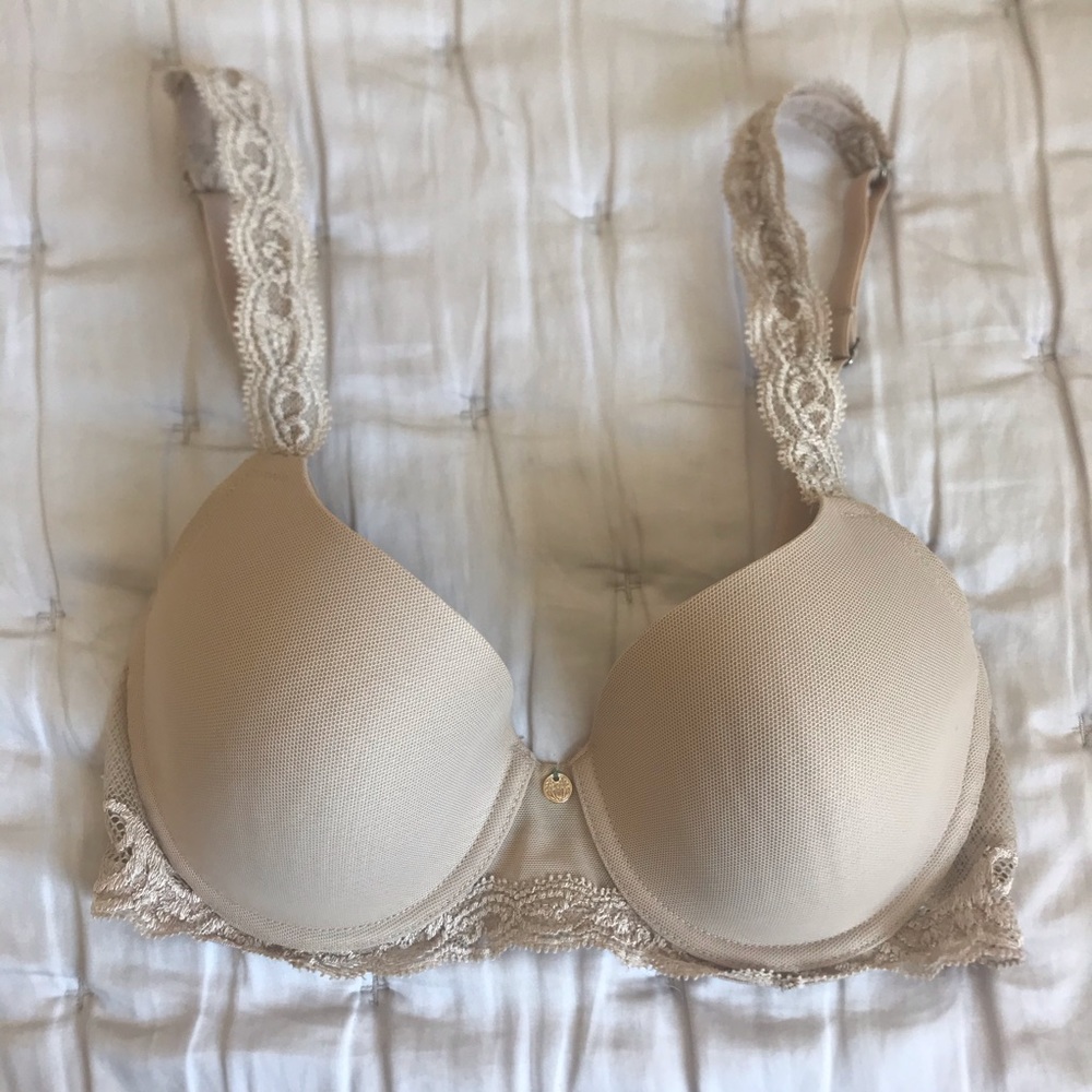 2for$10 Natori nude t shirt bra pure lux lace